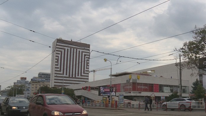 Street art na hoteli Kyjev.