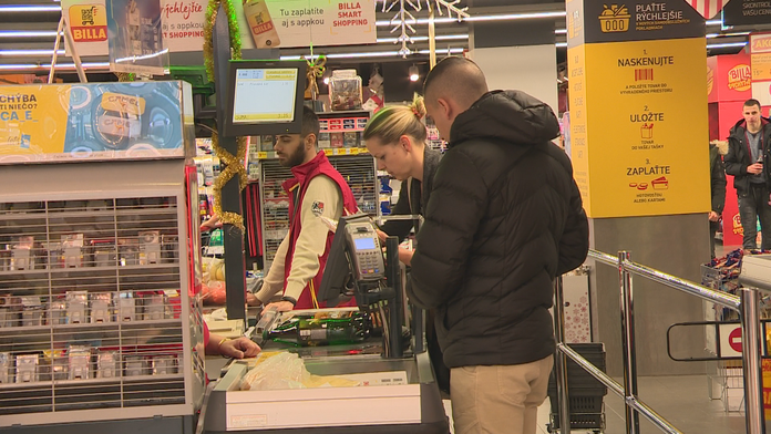 Seniori v zariadení v Považskom Podhradí.