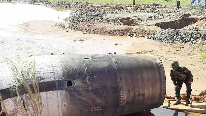 Tento objekt dopadol v blízkosti vidieckej dedinky.