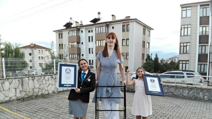 Najvyššia žena na svete