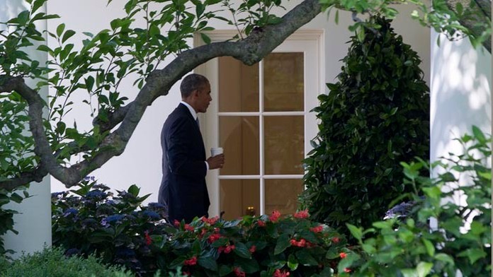 Obamovci zorganizovali v Bielom dome súkromný večierok.