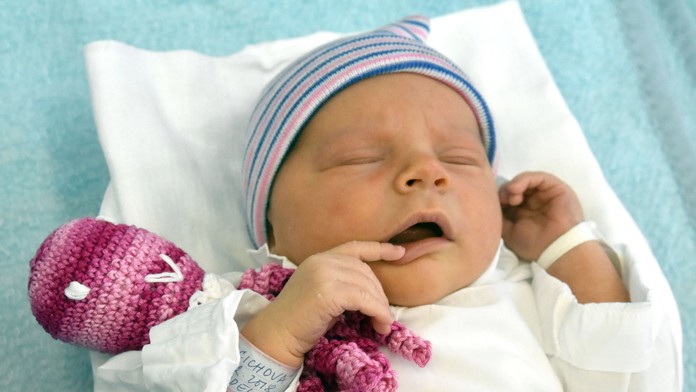 Novorodenec - ilustračné foto.