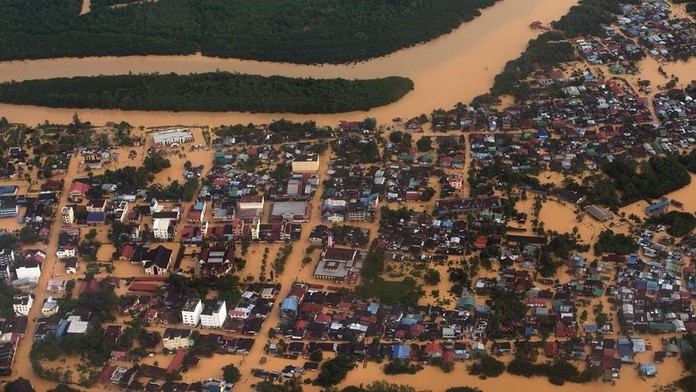 Katastrofálne záplavy v Malajzii.