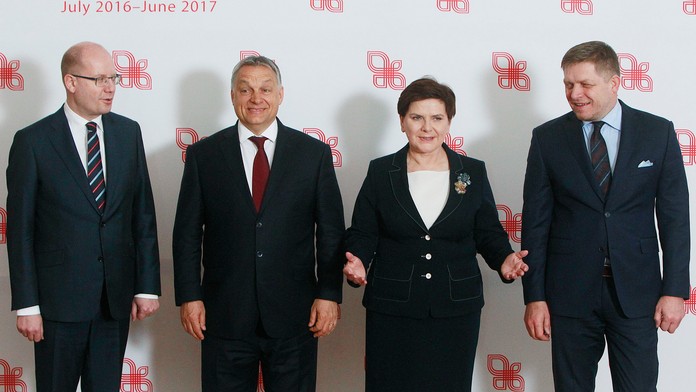 Premiéri zoskupenia krajín V4.