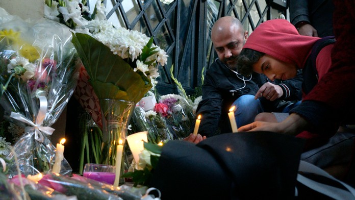 Spomienka na zabitého talianskeho doktoranta Giulia Regeniho v Káhire.