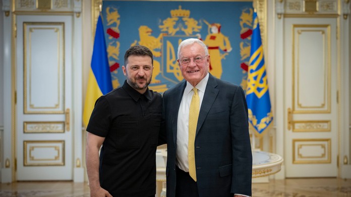 Zelenskyj s vyslancom USA Kelloggom diskutoval o posilnení protivzdušnej obrany Ukrajiny aj o mieri