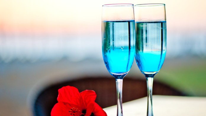 Modré víno - ilustračná snímka