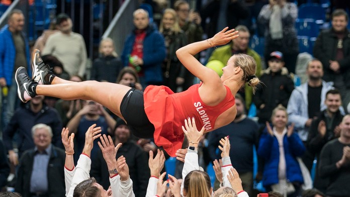 Zhorený dom v meste Clinton.