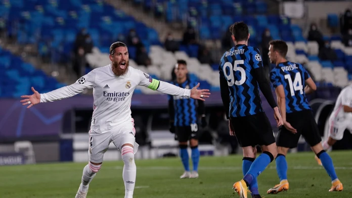 Sergio Ramos v drese Realu Madrid.