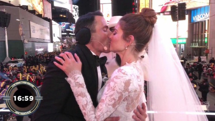 Maria Menounos sa vydala počas silvestrovskej noci na Times Square