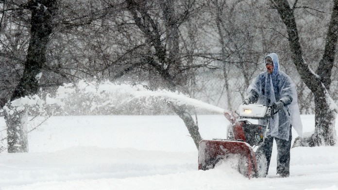 Snehová búrka v USA
