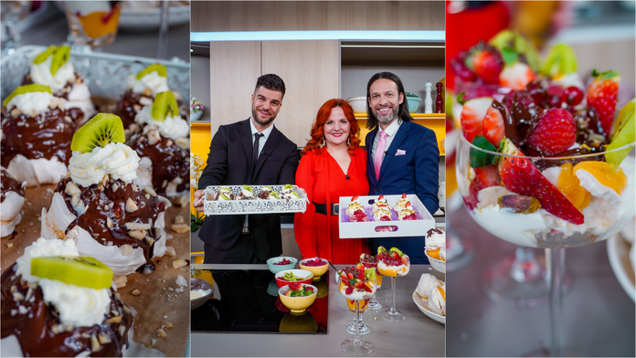 Recepty z Telerána: Pripravte si chutné snehové pusinky plnené krémom či ľahkou šľahačkou a jahodami (+ foto)