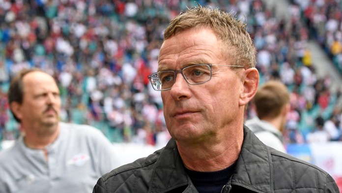 Ralf Rangnick na archívnej snímke z roku 2019 ešte ak tréner Lipska.