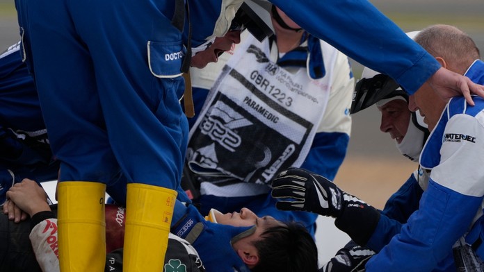  Na snímke čínsky pilot formuly 1 Kuan-jü Čou z tímu Alfa Romeo.