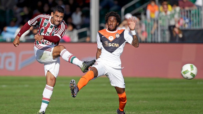 Ronaldinho Gaucho (vľavo) a Fred.