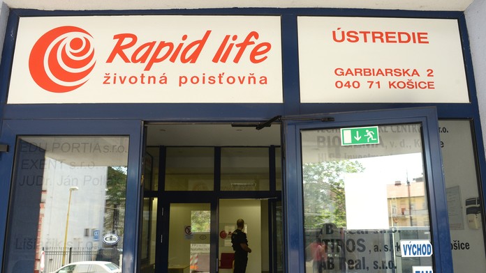 Sídlo košickej poisťovne Rapid Life.
