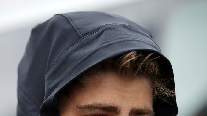 Cyklista Peter Sagan odpovedá na otázky novinárov počas ME.