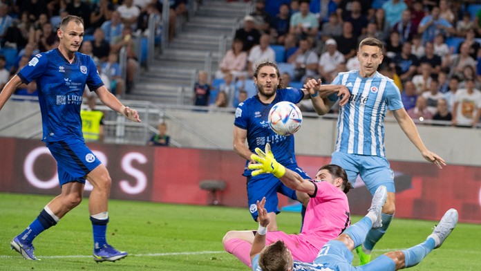 Slovan toho veľa neukázal. V prvom dueli 1. predkola LM nevyužil početnú výhodu