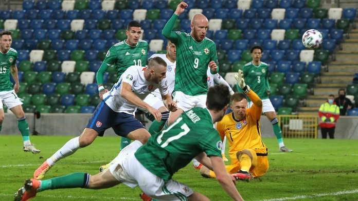 Na snímke predseda ĽS NS Marian Kotleba 