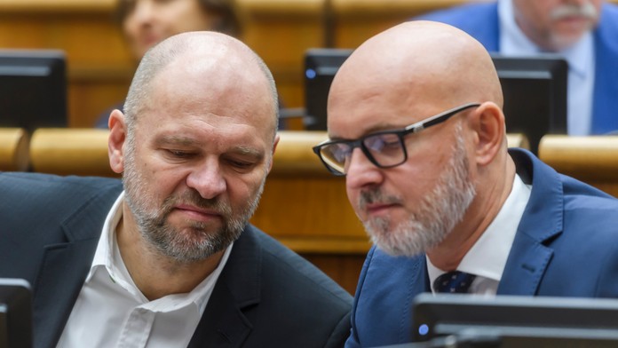 Richard Sulík a Branislav Gröhling