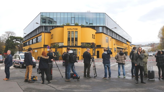Parížsky hotel Molitor, z ktorého evakuovali nemeckú futbalovú reprezentáciu.