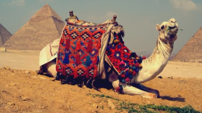 Egyptské pyramídy.