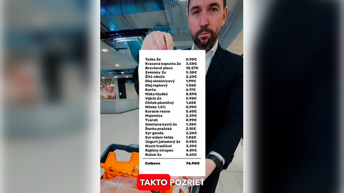 Minister Takáč nakupoval potraviny, no čísla nesedia. Po kritike prišiel s vysvetlením