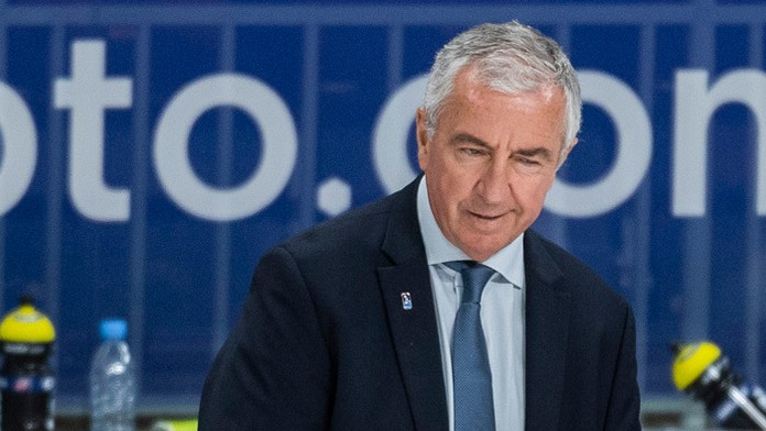 Prezident Medzinárodnej hokejovej federácie Luca Tardif.