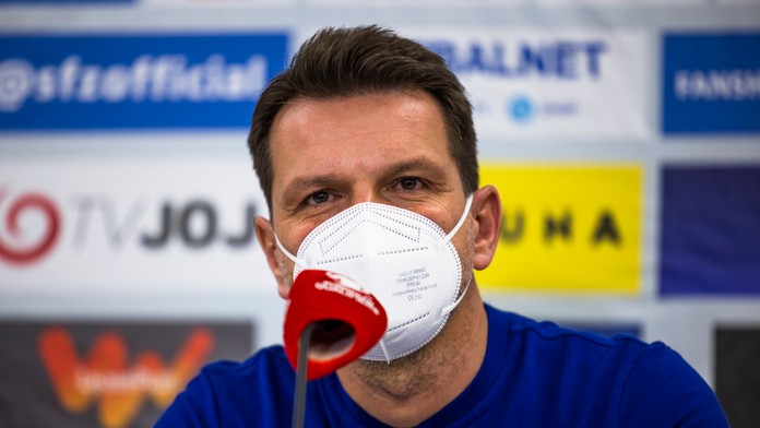 Tréner slovenskej futbalovej reprezentácie Štefan Tarkovič.