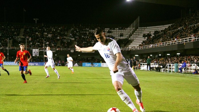 Dávid Hancko (vľavo) na momentke s exspoluhráčom Róbertom Mazáňom.