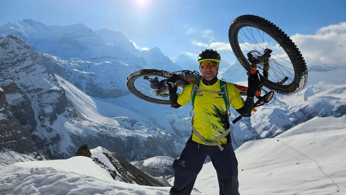 Adam Lehocký na svahoch Annapurny