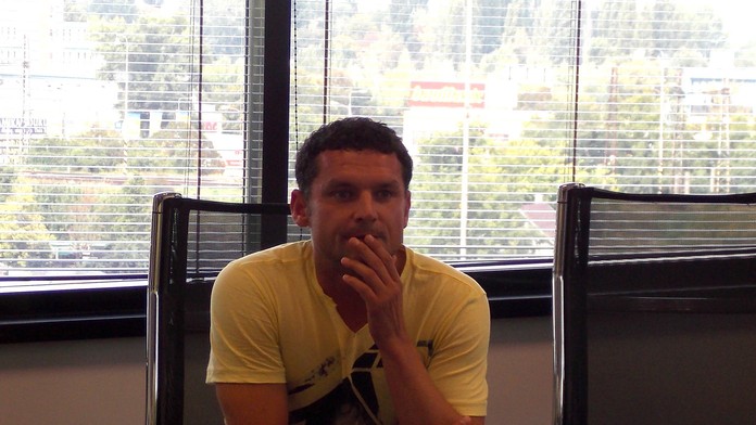 Ivan Hodúr na zasadnutí disciplinárnej komisie Slovenského futbalového zväzu k stávkovej afére v Dunajskej Strede.