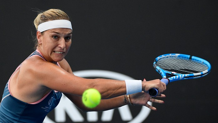 Tenistka Šuaj Čang v 1. kole na Australian Open.