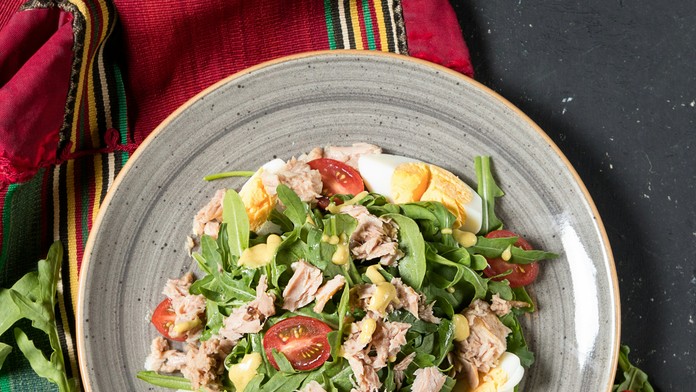 Stredomorská strava plná zeleniny a rýb.