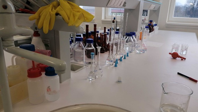 Laboratórium v Šarišských Michaľanoch. 