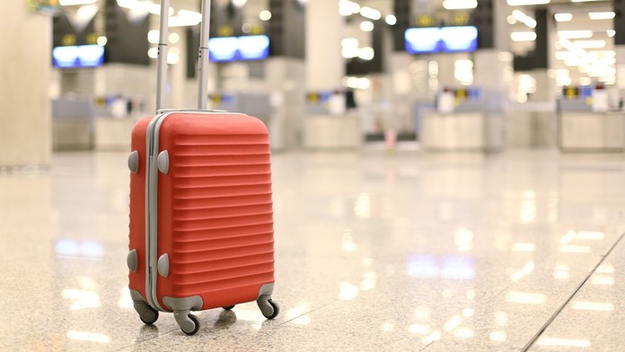 Kufor na letisku (ilustračná snímka)