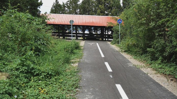 Netypická cyklotrasa.