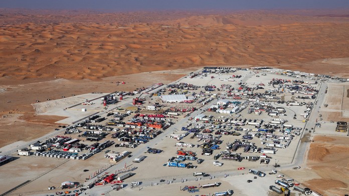 Bivouac na Rely Dakar 