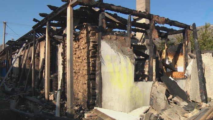 Dom v Hontianskych Moravciach zhorel