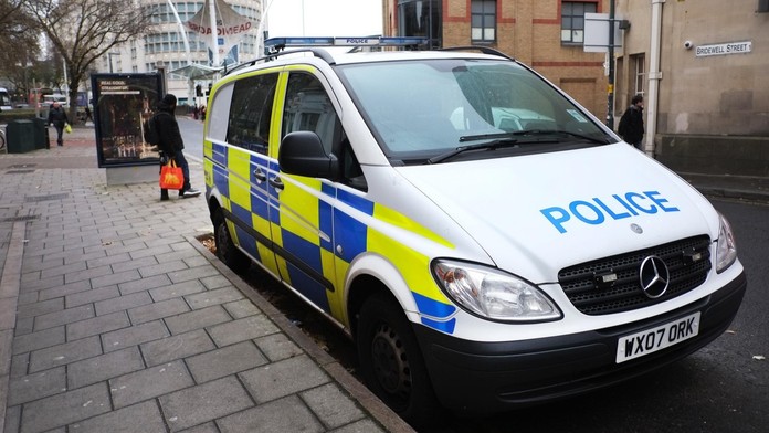 Polícia v Bristole (ilustračná snímka)