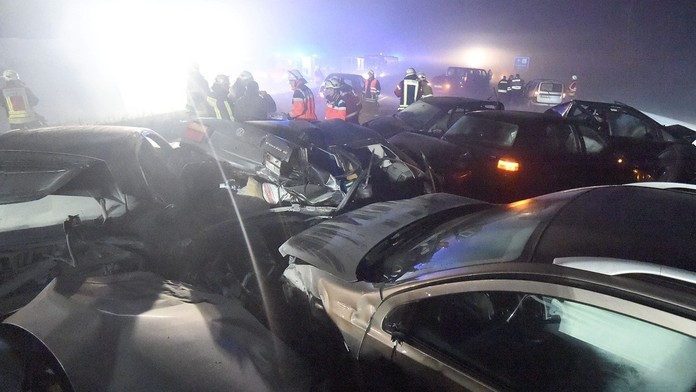 Hromadná havária - ilustračné foto.