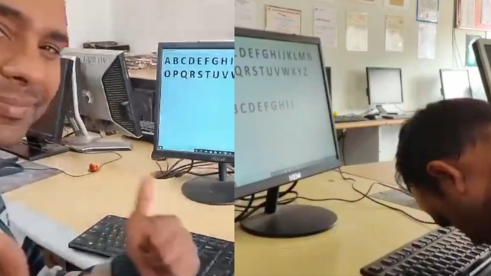 VIDEO: Muž je svetovým rekordérom v nezvyčajnej disciplíne. Na klávesnici píše nosom