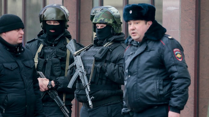 Ruská polícia - ilustračná snímka