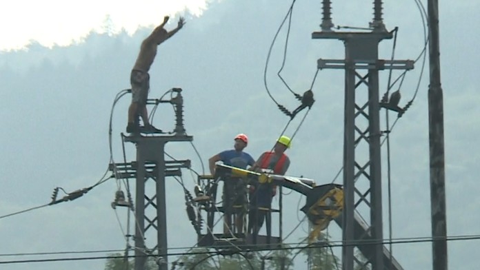 Obývačka vo vile Ronalda.