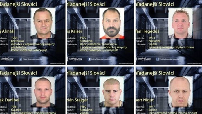 Najhľadanejší Slováci.