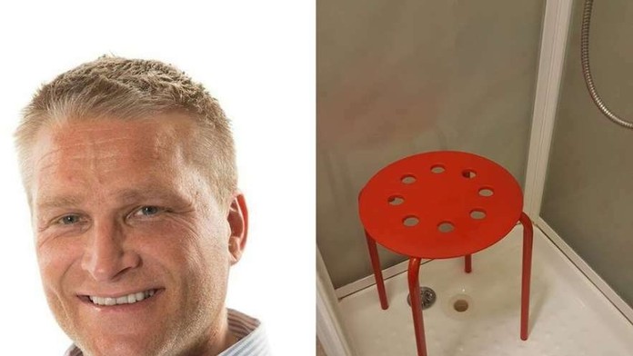 Klaus a jeho stolička.