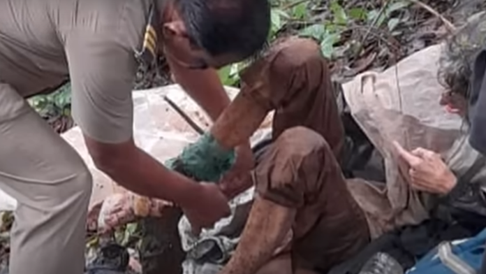 Američanku našli pripútanú reťazou k stromu v lese v Indii. 