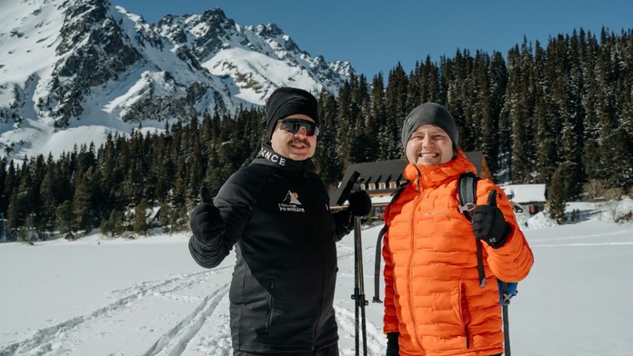 Pavel Macko s Jánom Tribulom na horách.