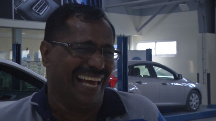 Joho vysmiata tvár.