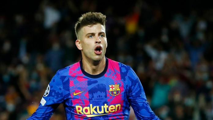 Hráč FC Barcelona Gerard Pique.